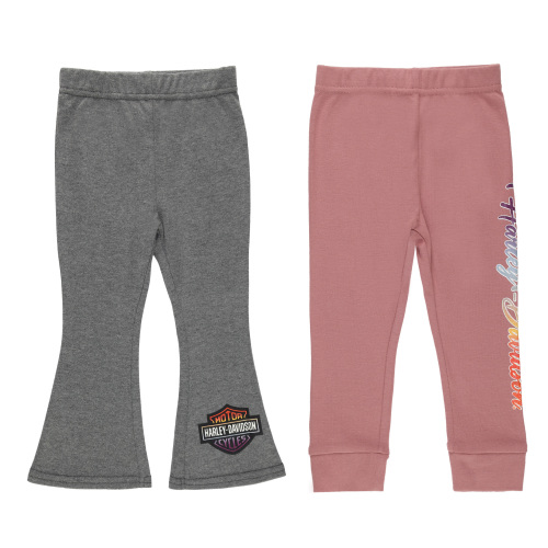 Infant Girls Rib Legging & Knit Flare Pant Set | Harley-Davidson USA