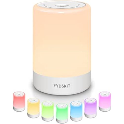 Baby Night Light, Nursery Night Lamp for Breastfeeding, Portable Nightlight for Kids Toddlers Bedroom, Warm & Soft Bedside Lamp, Touch Control, Rechargeable, Lasting Up to 100Hours