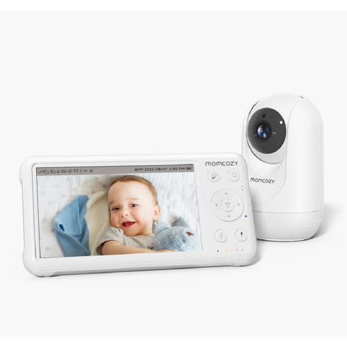 Momcozy Baby Monitor BM01, 1080P HD Video Monitor, Infrared Night Vision for Infant, Add-on Camera Unit, White - Walmart.ca