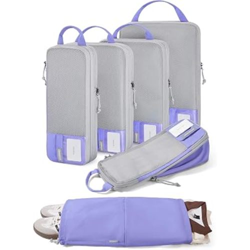 BAGSMART Compression Packing Cubes for Travel Essentials