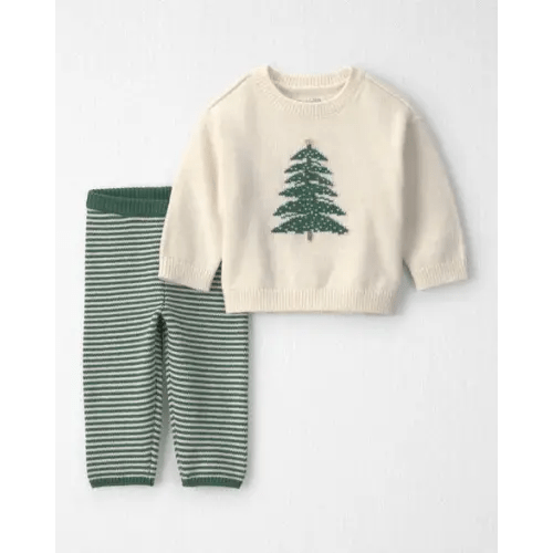 Baby 2-Piece Organic Cotton Sweater Knit Top & Pant Set - Little Planet | Carter's