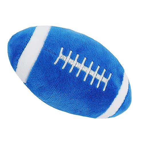 June Garden 5" My First Football - Plush Baby Rattle Sensory Toy - Safe Soft Sports Toy for Infants Boys and Girls