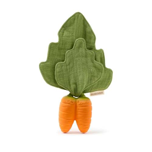Cathy the Carrot Mini Doudou-Teether | Oli&Carol