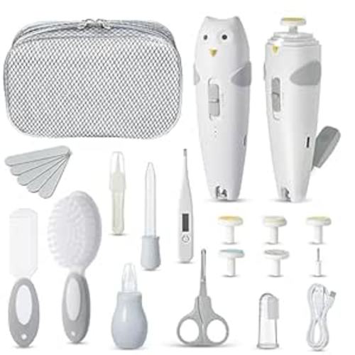 Lictin Baby Healthcare and Grooming Kit, 26 in 1 Electric Nail Trimmer Set
