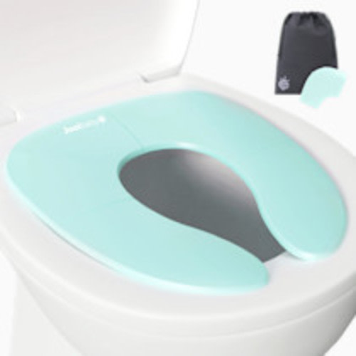Jool Baby Folding Travel Potty Seat and Travel Bag - Aqua
