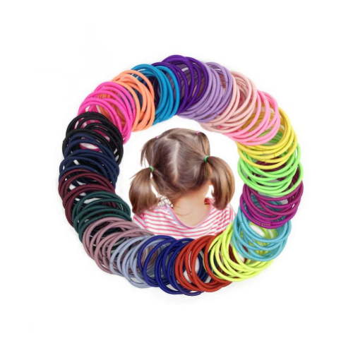 180 PCS Baby Toddler Hair Ties, Topboutique Multicolor Elastic Hair Ties, No Crease Hair Elastics Small Ponytail Holders Hair Ties for Kids Girls,Christmas Present