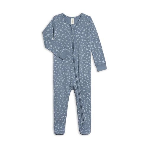 Colored Organics Baby Zip-Up Footed Sleeper with 2-Way Zipper - Organic Cotton Pajamas