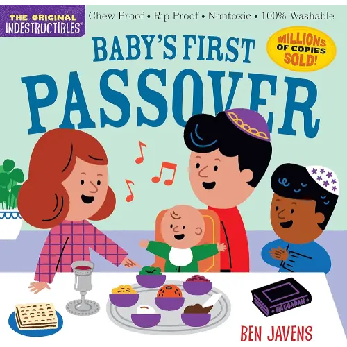 Indestructibles (The Original): Baby’s First Passover: Chew Proof · Rip Proof · Nontoxic · 100% Washable (Book for Babies, Newborn Books, Safe to Chew)