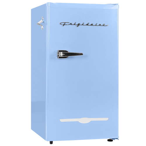 Frigidaire 3.2 Cu Ft Retro Mini Refrigerator With Side Bottle Opener EFR376, Blue