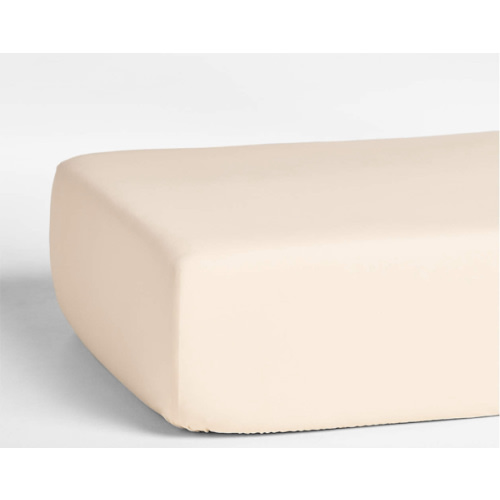 Cozy Cloud Washed Organic Undyed Cotton Baby Crib Fitted Sheet