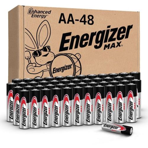 Energizer Max AA Batteries - 48pk Alkaline Batteries: Household Single-Use 1.5V