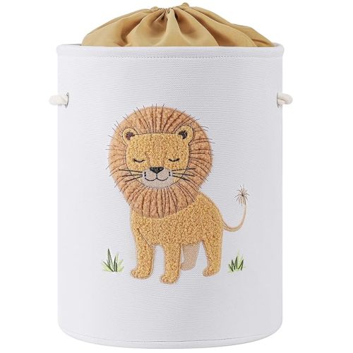 Kids Laundry Basket Baby Hamper Stuffed Animal Storage Toy Box for Boys 42L