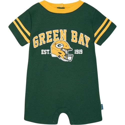 Gerber NFL unisex-baby Nfl Team Short Sleeve Romper