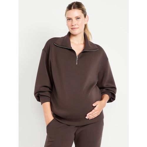 Maternity Bounce Fleece Half-Zip Pullover | Old Navy
