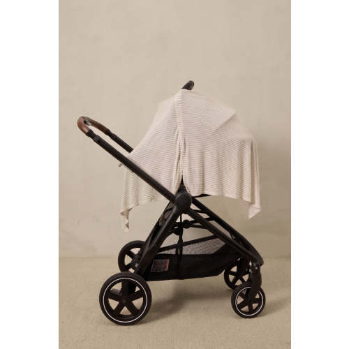Driftwood Stripe Nursing/Car Seat Cover
