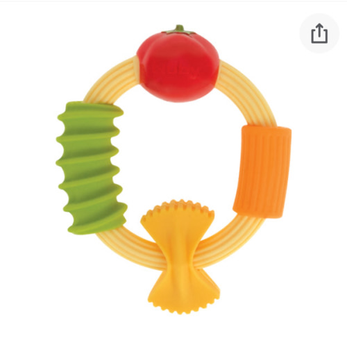 Pasta Silicone Teething Ring