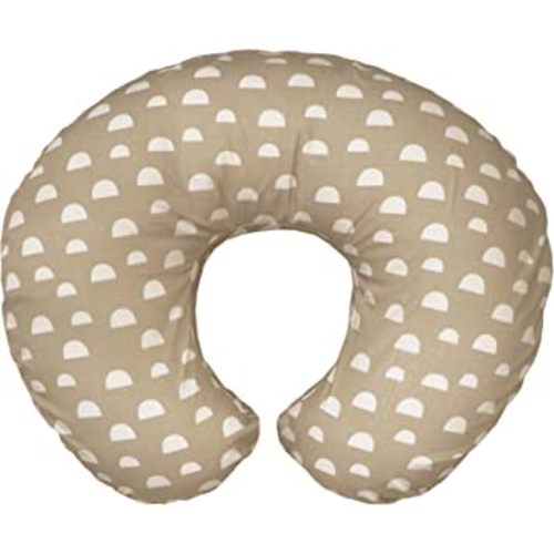 Boppy Nursing Pillow and Positioner - Original | Tan Pebbles | Breastfeeding, Bottle Feeding, Baby Support | with Removable Cotton Blend Cover | Awake-Time Support