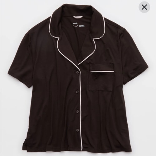 Aerie Real Soft® Short Sleeve Pajama Shirt