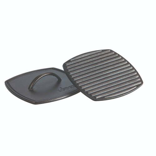 Lodge Cast Iron Logic 8.25" Ribbed Panini or Grill Press, LPP3
