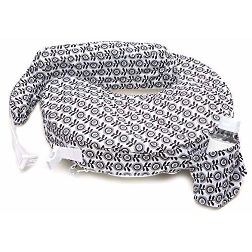 My Brest Friend Original Nursing Pillow for Breastfeeding, Nursing and Posture Support with Pocket and Removable Slipcover, Midnight Poppy