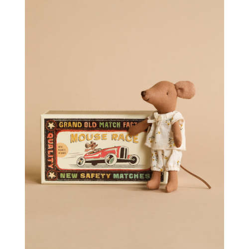 Maileg Big Sister, Mouse In Matchbox