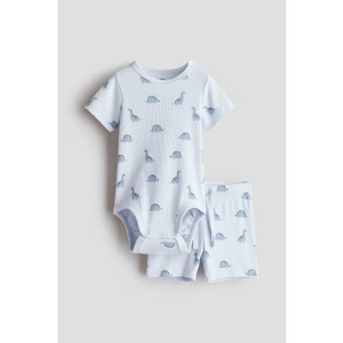 2-PIECE RIBBED COTTON SET