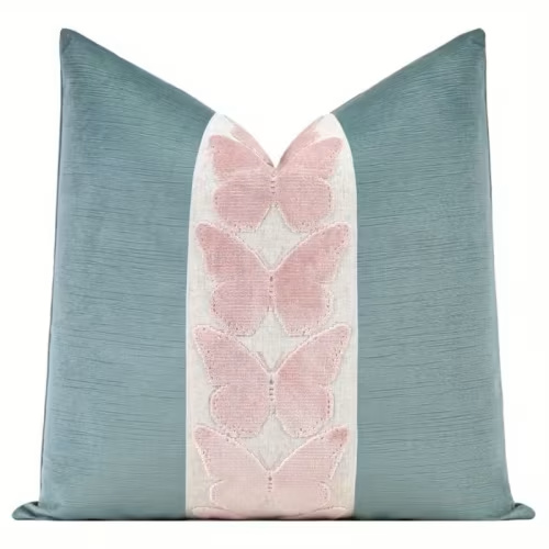 1pc elegant dusty turquoise throw pillow cover large pink - Temu