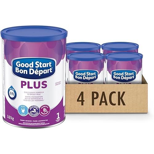 GOOD START Plus 1 Baby Formula, Powder, 0+ Months, 1.02 Kg, 4 Count
