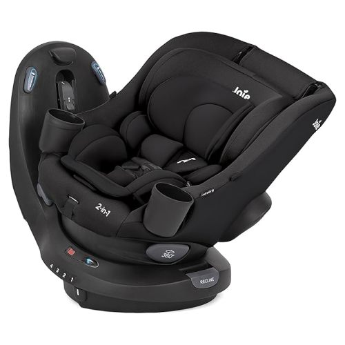 Chili Spin SI Rotating 2-in-1 Convertible Car Seat, Rear and Forward-Facing, No-Rethread Harness, Tested for Safety Standards (Shale)