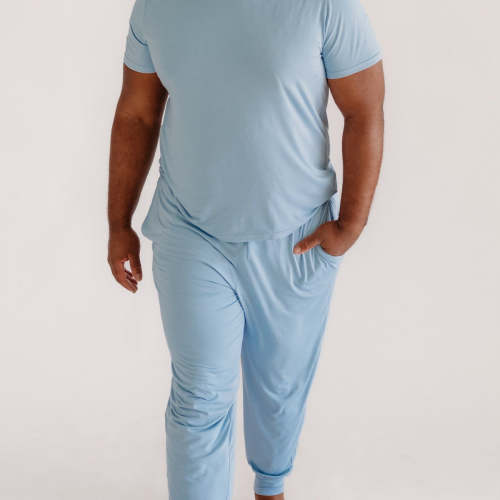 Adult Jogger Set In Cornflower Blue
