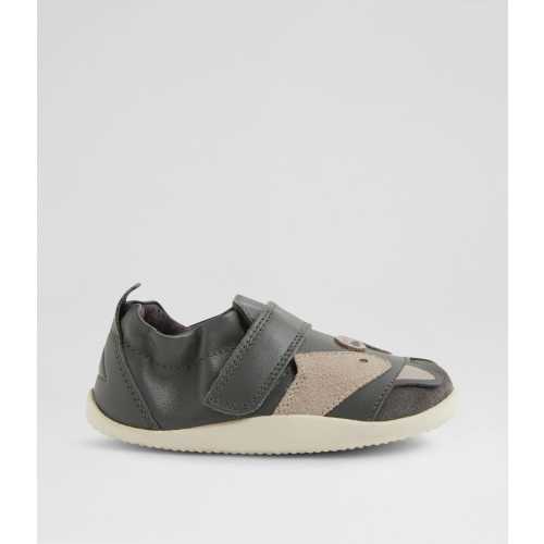 Xp Scrunch Infant Smoke Leather Flat Shoes