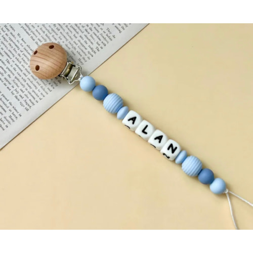 Personalized Pacifier Clip, Baby Shower Gift, Custom Soother Clip, Newborn Gift, Baby Binky Clip, Custom Dummy Clip, Baby Pacifier Holder - Etsy