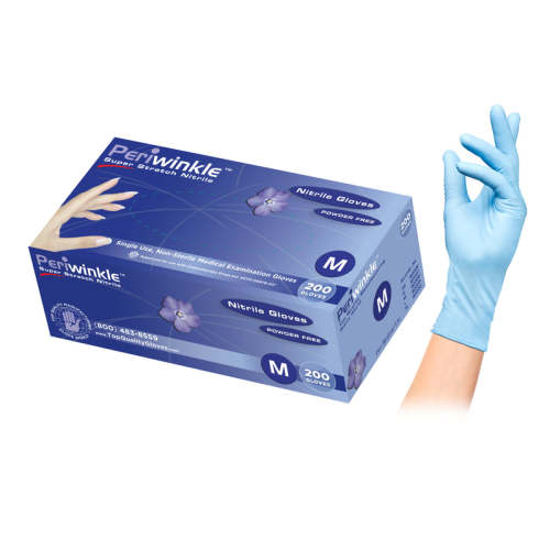 Periwinkle Blue Gloves (Nitrile) 200 Count