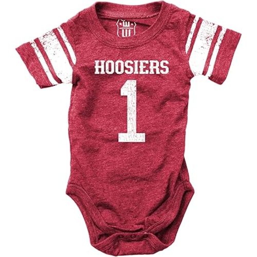 Wes and Willy Infant College Football Jersey One Piece Bodysuit