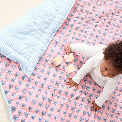Block Print Quilted Blanket