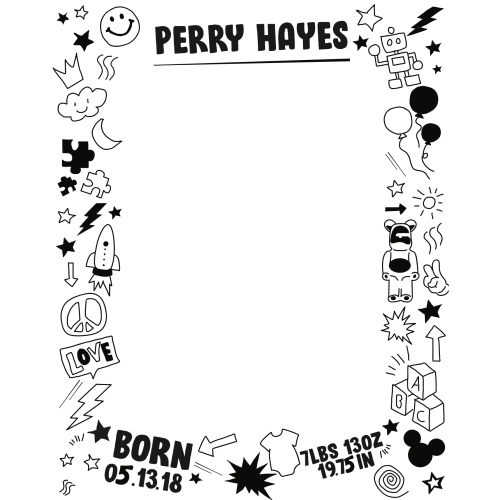 Personalized Acrylic Frame, Voltage