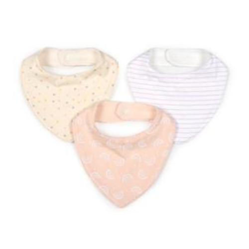 3 Pack Bandana Bibs - Rainbow