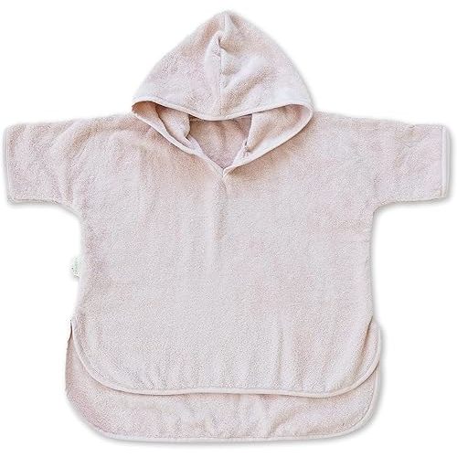 Natemia Poncho Towels for Kids - Toddler Towel Poncho, Organic Baby Bath Towel with Hood for Newborn Boys and Girls, Kids Towel Poncho, Hooded Baby Towels, Baby Essentials, Made in Turkey