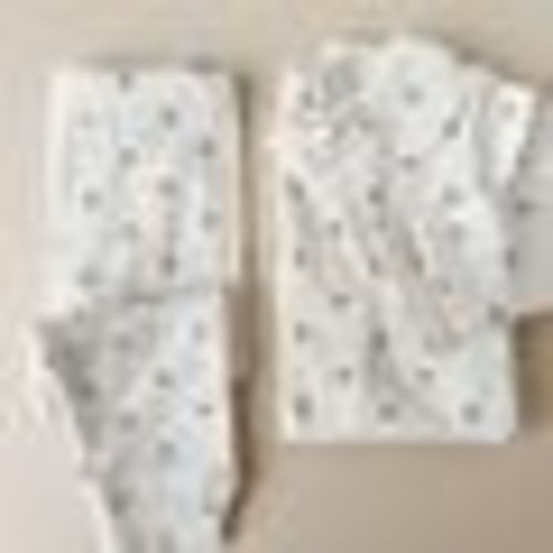 Pointelle Long Sleeve Tee + Legging || Blue Ditsy - 18-24M