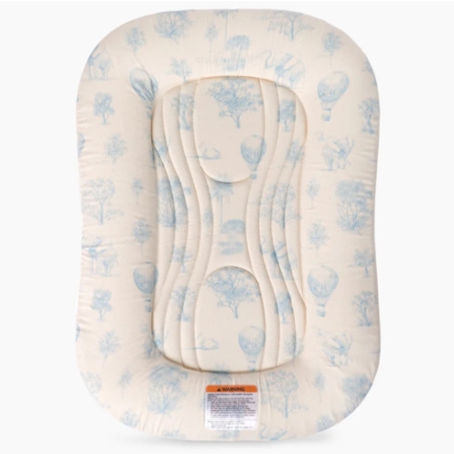 Infant Lounger Wave | Blue Toile