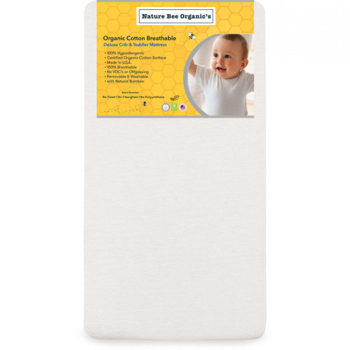 Nature Bee Organic's Yes 2 Stage Standard Crib/Toddler Rectangular Mattress | Wayfair