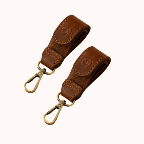 Luxe Leather Stroller Hooks – AZARIA