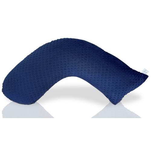 Award-Winning Nursing Pillow - Navy Dot | Reduces Back Pain - Luna Lullaby