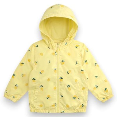 Carter's Toddler Girls' Her Favorite Windbreaker Rain Jacket, Lemon, 2T