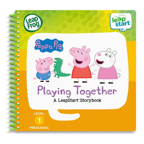 LeapFrog LeapStart Peppa Pig Playing Together Learning Book Level 1, Ages 2-5
