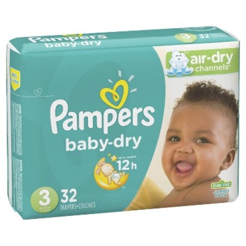 Pampers Baby Dry Diapers - (Select Size), Size: 3
