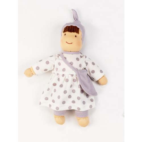 Jill Dress Up Doll - Lavender Dot