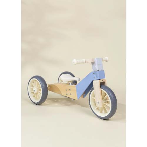 Evolutive Wooden Balance Bike - 3 in 1 - Ocean