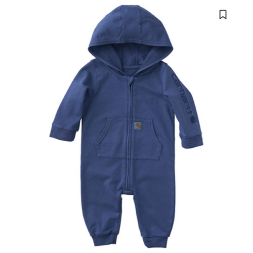 Carhartt Infant Boys' Zip Front Long Sleeve Onesie
