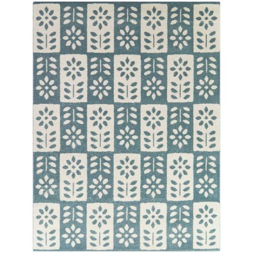 Balta Rugs Karol Floral Teen Rug Blue